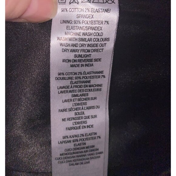 French Connection Dress Size 6 V-Neck Sheath Bold Floral Colorblock Workwear - Picture 6 of 7